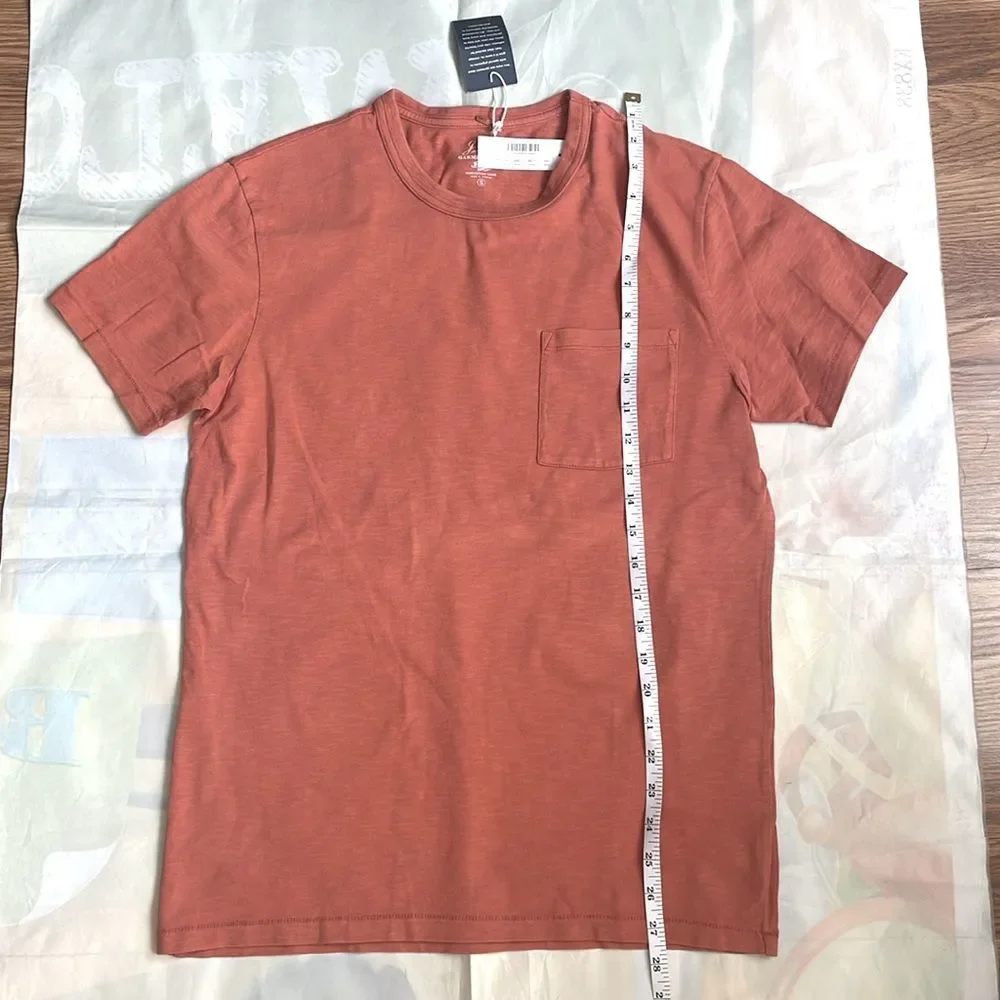 J. Crew Men Slim slub cotton garment-dyed T-shirt Short Sleeve NWT